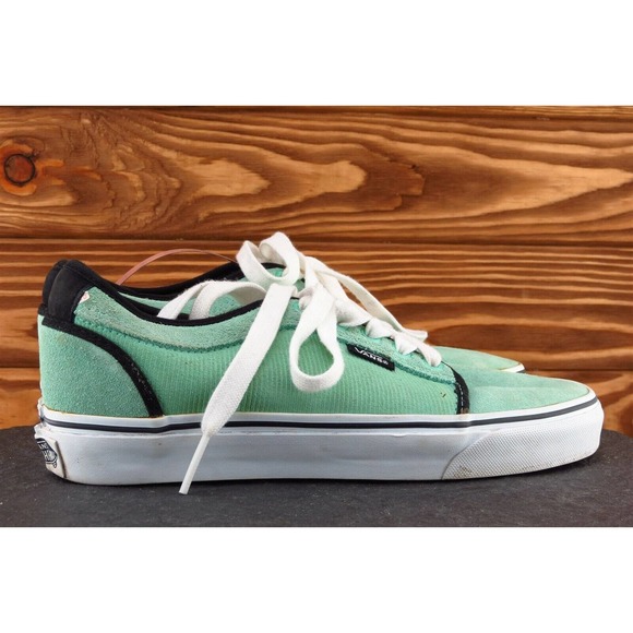 VANS Women Size 7.5 M Blue Skateboarding Suede - Picture 4 of 7